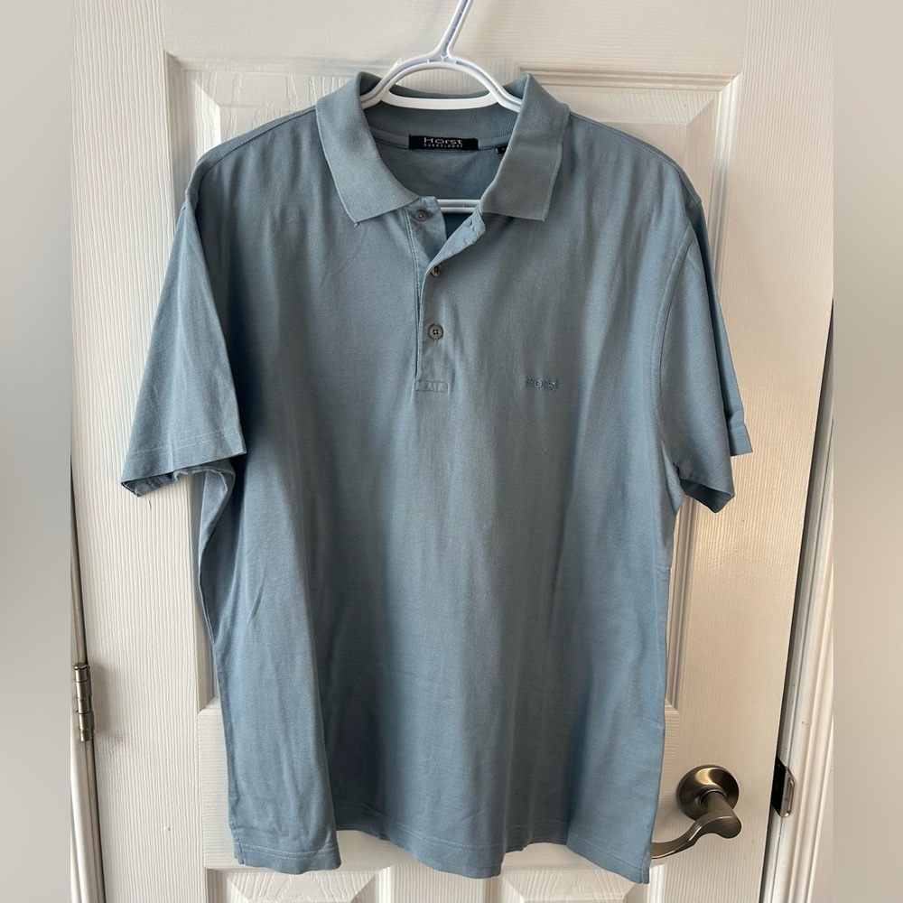 Horst Men's Polo Shirt in Light Slate Blue